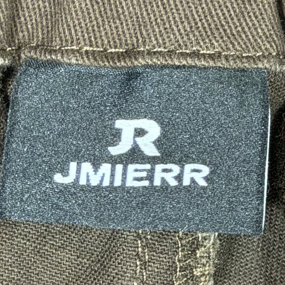 JMIERR Men 36 Brown Flat Front Straight Leg Pant Casual Work Travel Wear Comfort - Picture 3 of 7